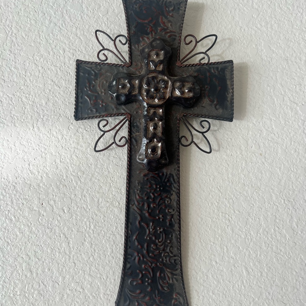 Decorative Metal Wall Cross